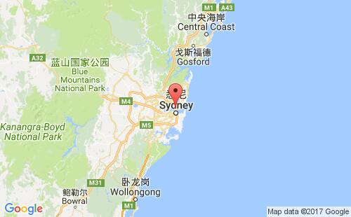 加拿大海運港口北錫德尼north sydney港口地圖