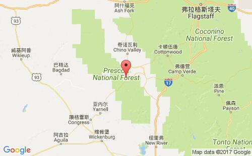 加拿大海運港口普雷斯科特prescott港口地圖