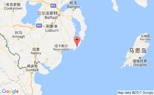 英國港口阿德格拉斯ardglass港口地圖