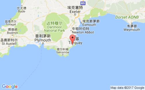 英國港口達(dá)特茅斯dartmouth港口地圖
