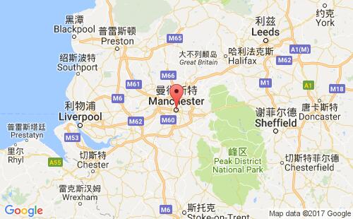 英國港口曼徹斯特manchester港口地圖