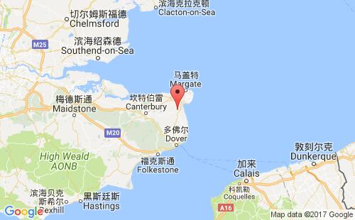 英國港口里奇伯勒richborough港口地圖