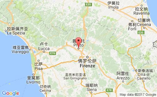意大利港口普拉托prato港口地圖