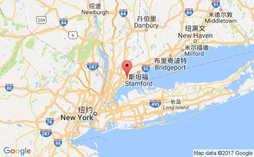 美國(guó)海運(yùn)港口切斯特port chester,ny港口地圖