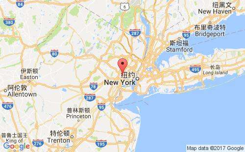 美國海運(yùn)港口紐瓦克newark,nj港口地圖